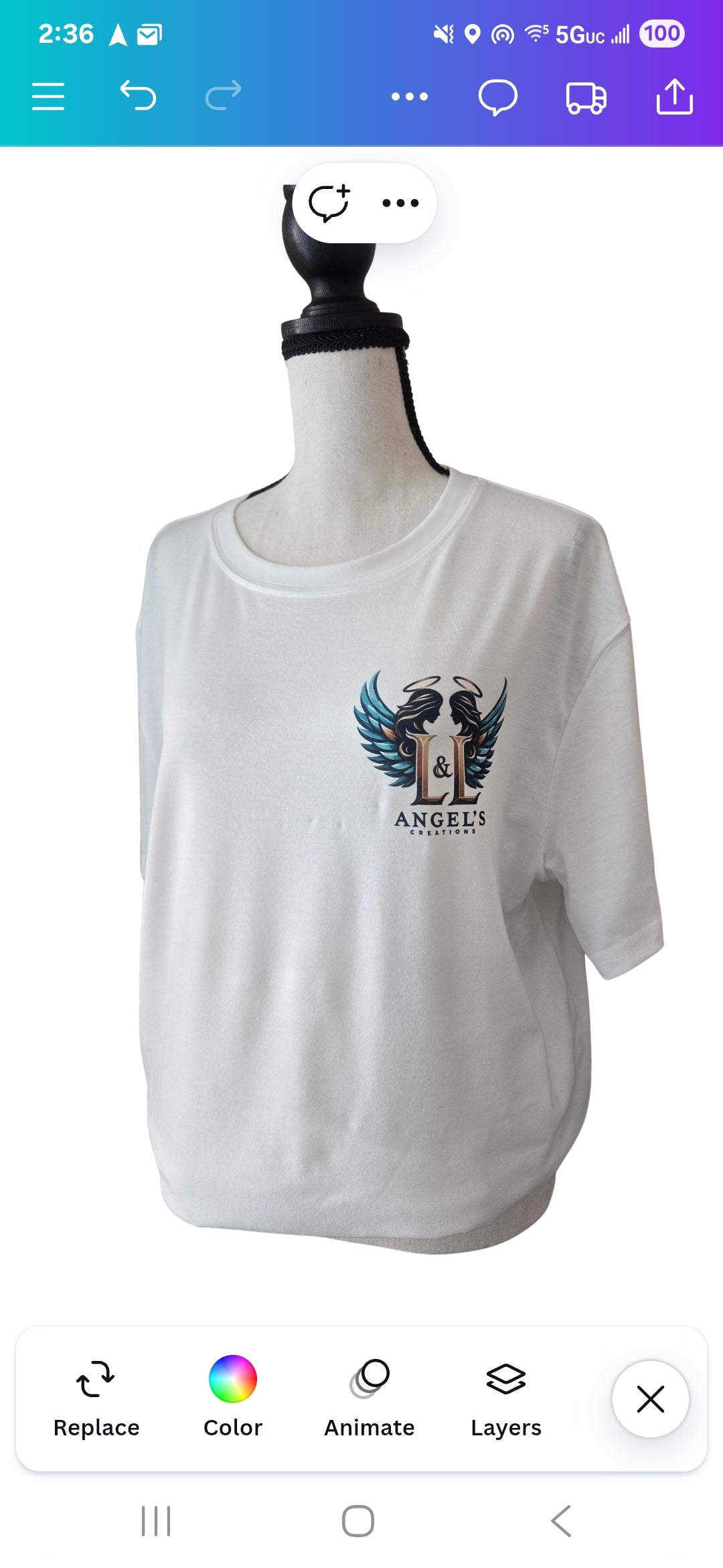 L& L Angel's Creations T -Shirts